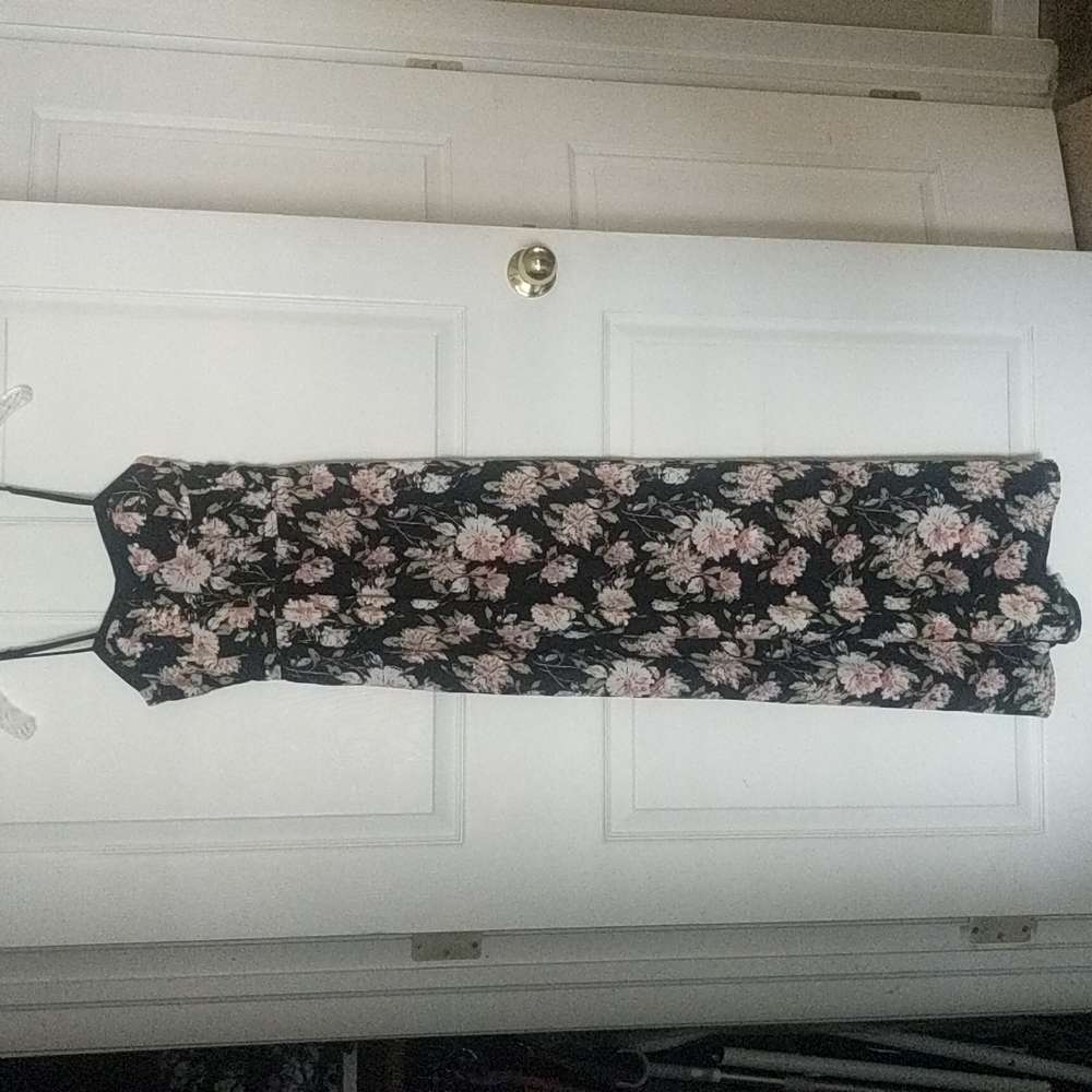 XS Floral Maxi Dress with Pockets